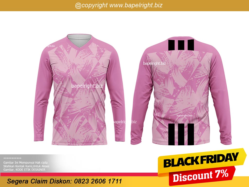 Jersey Pink Hitam
